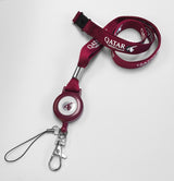 Qatar Crew Lanyard+Badge Reel