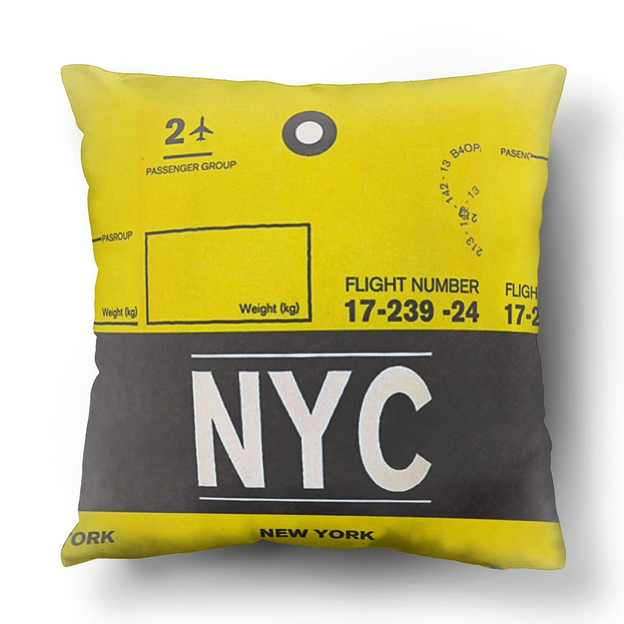 NYC Retro Throw Pillow