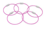 Steel Cable Loops-PINK