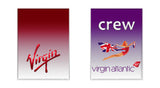 Virgin Atlantic Flying Lady Passport Cover