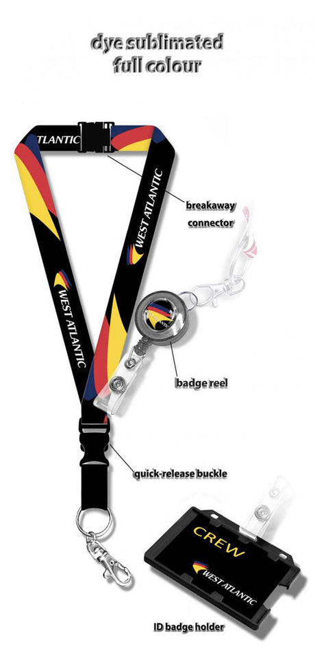 West Atlantic Logo Lanyard